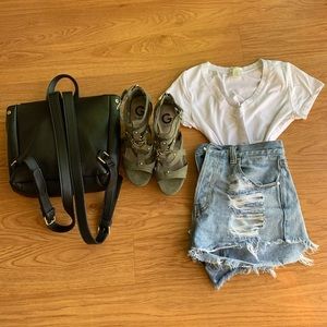 G By Guess Green Wedges